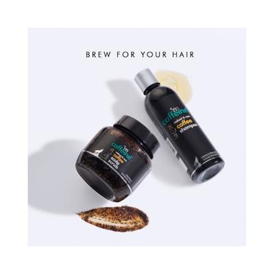 mCaffeine Coffee Deep Cleansing Hair Care Duo with Protein, Natural AHA & Argan Oil Shampoo & Scalp Scrub 500 ml - Shampoos
