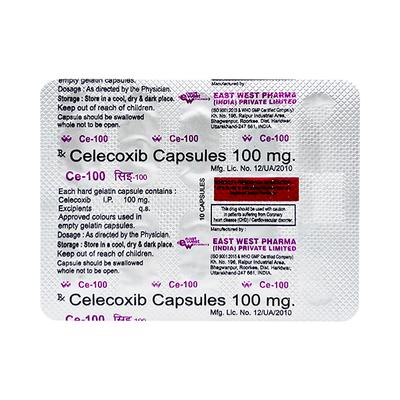 CE 100mg Capsule 10'S - Pain relief-Nsa
