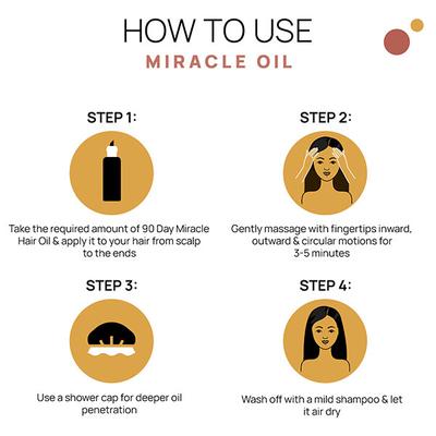 The Tribe Concepts 90 Day Miracle Hair Oil 200ml - Hair Oils