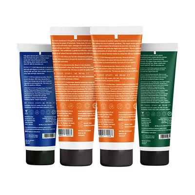 Arata Natural Hair Care Essentials With Cleansing Shampoo(75 Ml), Conditioner(75 Ml), Hair Gel(50 Ml) & Hair Cream(50 Ml) 250 ml - Shampoos