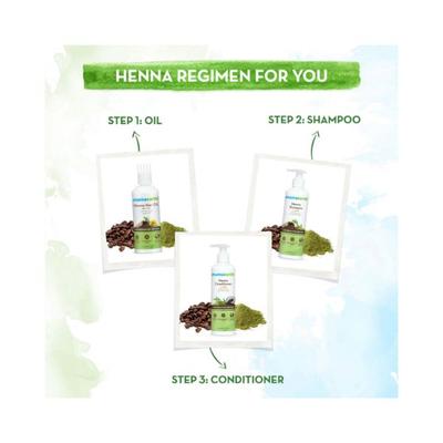 Mamaearth Henna Hair Oil for Grey Hair with Henna & Coffee Oil for Premature Greying 150 ml - Hair Oils