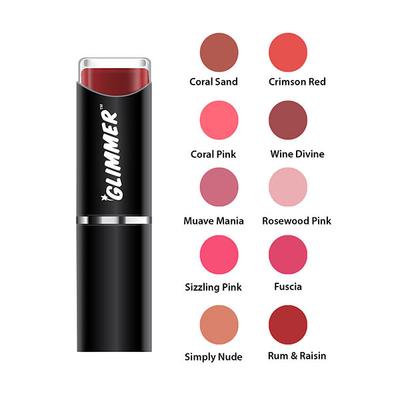 GLIMMER MATTE LIPSTICK RUM & RAISIN 4.2 gm - Lipsticks