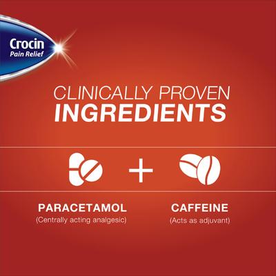 Crocin Pain Relief Tablet 15'S - Pain relief-Ano