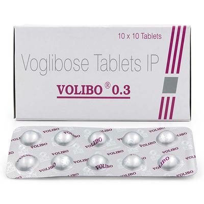 Volibo 0.3mg Tablet 10'S - Diabetes-Ant
