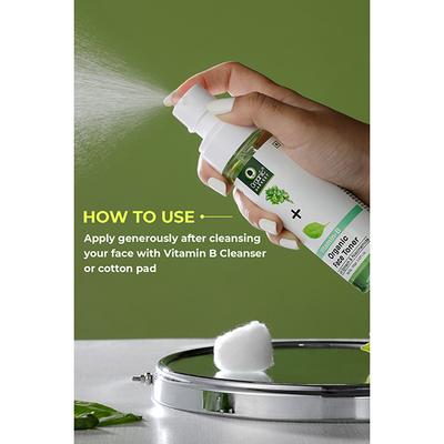 Organic Harvest Organic Face Toner with Spinach and Niacinamide Acne 100ml - Toners