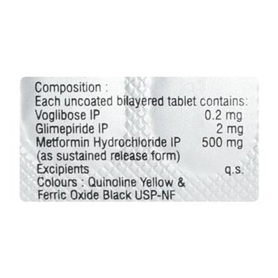 Xilia Trio 2mg Tablet 10'S - Diabetes-Ant