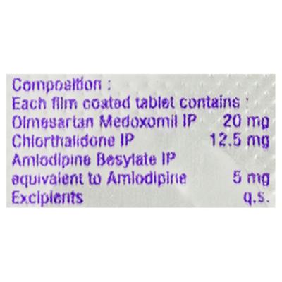 Olbet Trio 20Mg Tablet 10's - Hypertension-Ana