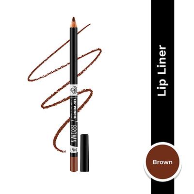 PAC Lip Pencil Creamy Non Drying Longwear Formula Intense Pigment Matte Finish - 02 Brown (1.6 g) - Lip Liners