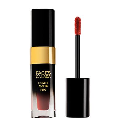 Faces Canada Comfy Matte Pro Liquid Lipstick- Umber Fix 10, 5.5 ml 08HR Stay No Dryness - Liquid Lipsticks