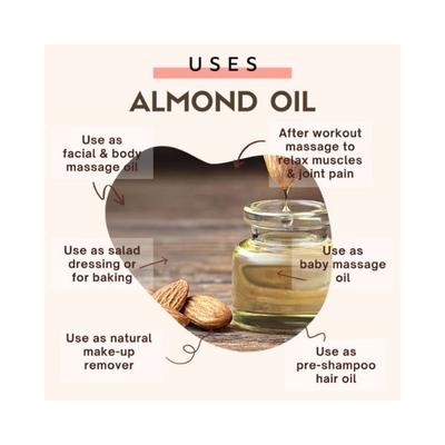 Essentia Extracts Cold-pressed Almond Oil 250 ml - Massage Oils