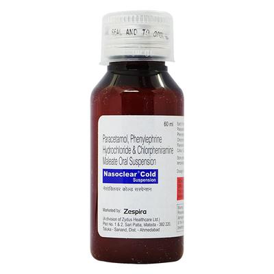 NASOCLEAR COLD Oral Suspension 60ml - Cough And Cold-Cou