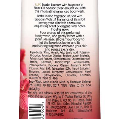 Lux Scarlet Blossom Body Wash With Egyptian Violet And Elemi Oil 235 ml - Shower Gels & Body Wash