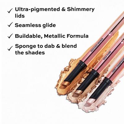 Makeup Revolution Lustre Wand Shadow Stick Intense Blue 1.6 gm - Eyeshadow, Bases & Primers