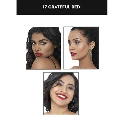 SUGAR Cosmetics Matte Attack Transferproof Lipstick - 17 Grateful Red 2gm - Lipsticks