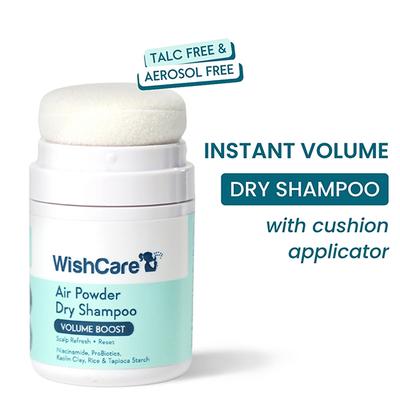 Wishcare Air Powder Dry Shampoo for Oily Hair & Scalp - No White Cast & Aerosol - Volume Boost 10 gm - Dry Shampoos & Conditioners