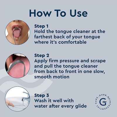 Gubb Tongue Cleaner Loop - Metal 50 gm - Floss & Tongue Cleaners