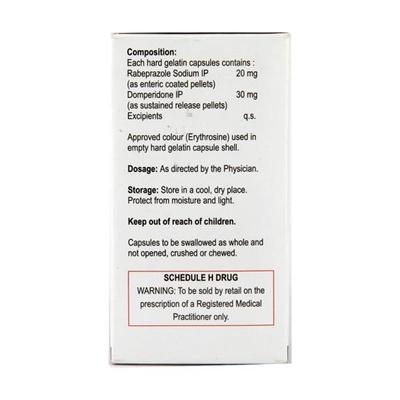 Rabee D Capsule 10'S - Ulcer/Reflux/Flatulence-Aaa