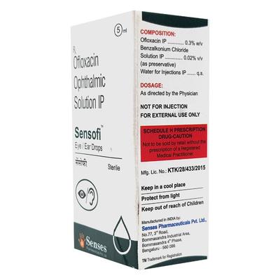 SENSOFI Eye/Ear Drops 5ml - Eye Infections-Eaa