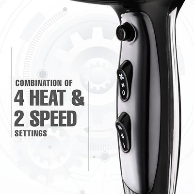 VEGA Professional Pro Xpert Dry 2800 Hair Dryer for Salon, 4 Heat- 2 Speed Setting, VPPHD-10 1's - Hair Dryers