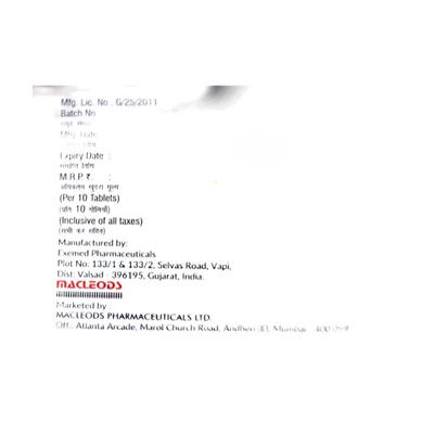 MACSITA D 100/10 Tablet 10's - Diabetes-Ant