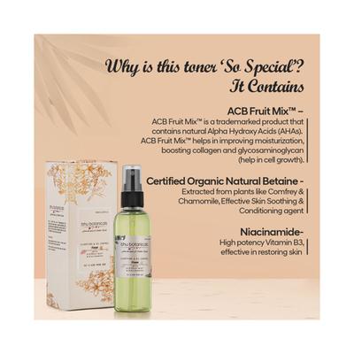 bhu botanicals Clarifying and Oil Control Toner With ACB Fruit Mix and Niacinamide 100 ml - Toners