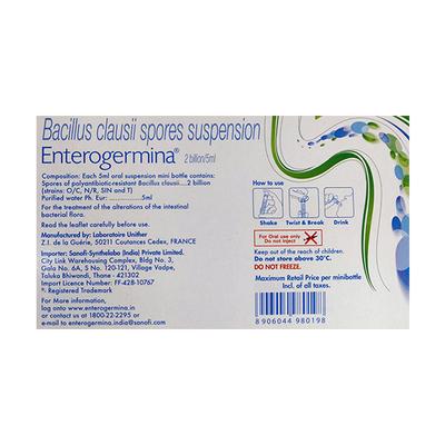Enterogermina Suspension 5ml - Diarrhoea-Ant