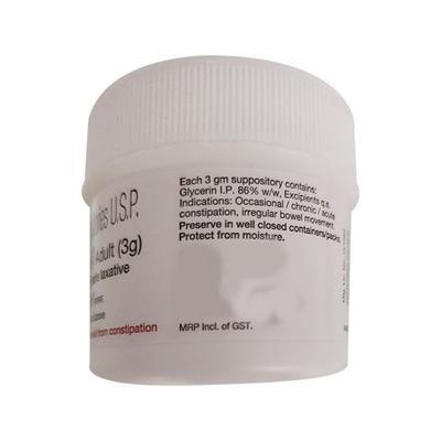 HALLENS ADULT (3G) Suppositories 15's - Constipation-Lax