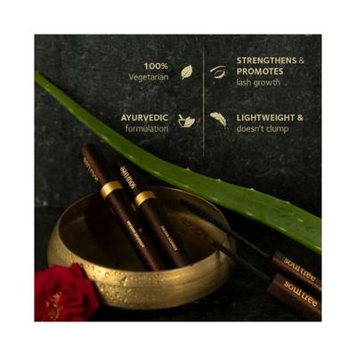 SoulTree Ayurvedic Mascara - 273 PURE BLACK 6gm - Mascaras