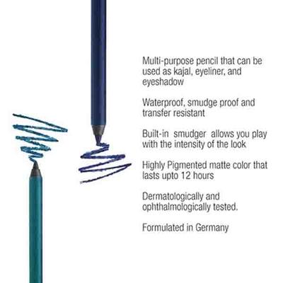 Colorbar Just Smoky Kajal -Just Black 001 1.2gm - Eyeliners