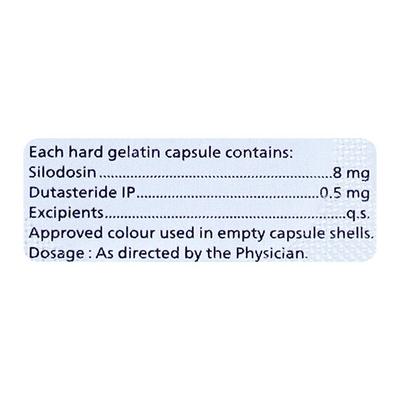 SILOWIN D 8 Capsule 10's - Bladder And Prostate Disorders-Dru