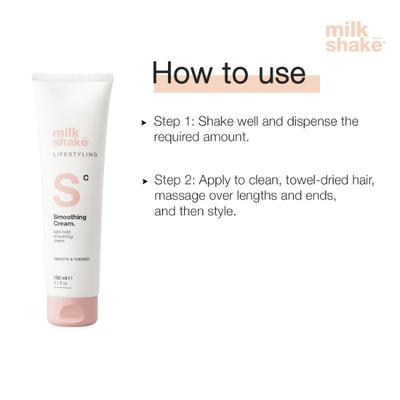 Milk Shake Lifestyling Smoothing Cream 150 ml - Clays & Mousses