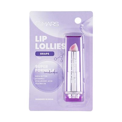 MARS Lip Lollies Lip Balm - Grape 3.2 gm - Lipstick Primers & Plumpers