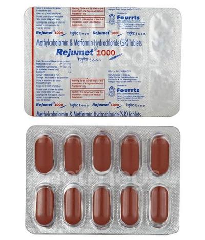 Rejumet 1000mg Tablet 10'S - Diabetes-Ant