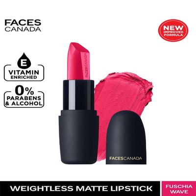 Facescanada Weightless Matte Finish Lipstick Fuschia Wave 02 4.5 gm - Lipsticks
