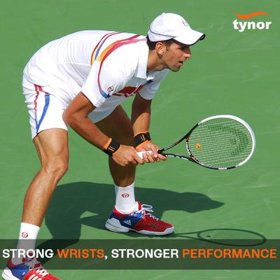 Tynor Wrist Support (Neoprene) (UN) - Black & Orange - Knee/Ankle/Leg/Foot Supports