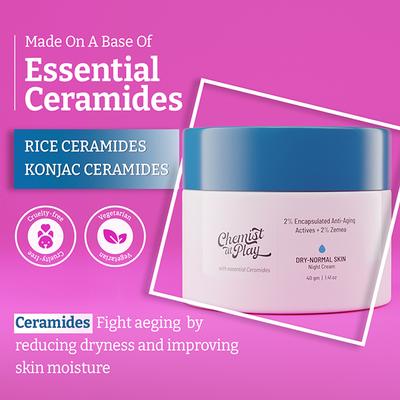 Chemist At Play Night Cream for DryNormal Skin 40 gm - Night Cream