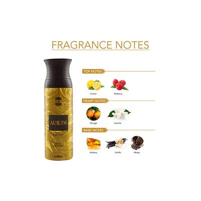 Ajmal Nightingale And Persuade For Men & Women And Aurum Femme Deodorants Pack of 3 200 ml - Deodorants/Roll-Ons