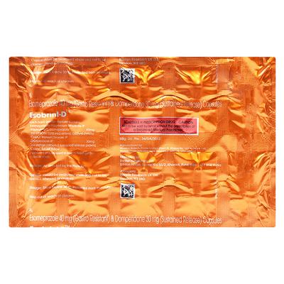 ESOBRINT D Capsule 10's - Ulcer/Reflux/Flatulence-Aaa