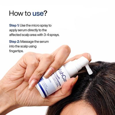 Wishcare Hair Growth Serum Concentrate with Redensyl - In-Vivo Tested-Boosts Hair Growth (100ml) - Hair Combs