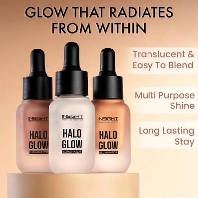 Insight Cosmetics Halo Glow Illuminator - Pink Aura 20 gm - Highlighters & Illuminators