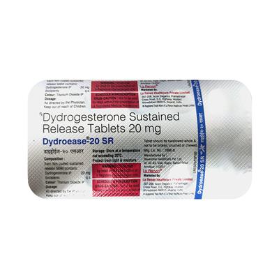 DYDROEASE 20 SR Tablet 10's - Hormonal Therapy-Oes