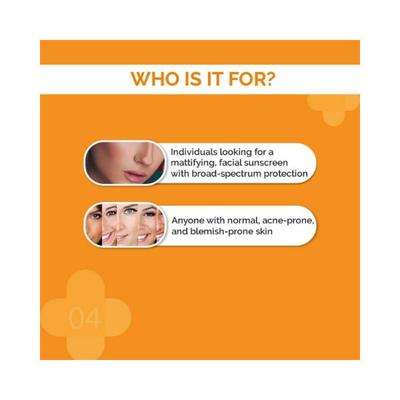 The Derma Co. Ultra Matte Sunscreen Gel SPF 60 PA +++ 50gm - Face Sunscreen