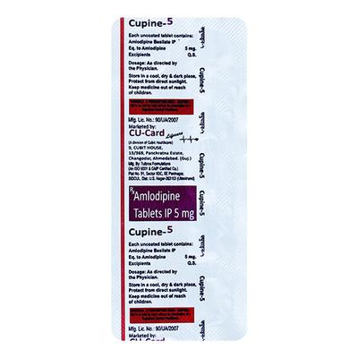 CUPINE 5 Tablet 10's - Hypertension-Cal