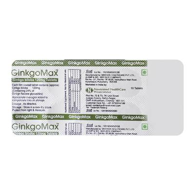 GINKGOMAX Tablet 10's - Supplements-Sup