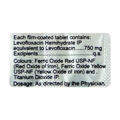 Alevo 750mg Tablet 10'S - Bacterial Infections-Qui