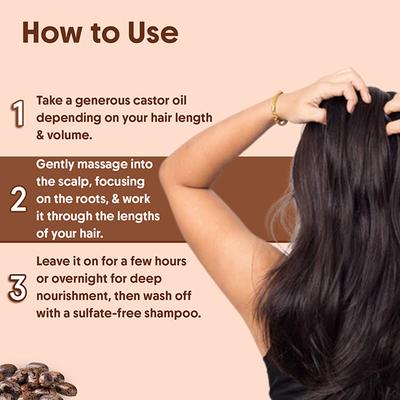 Aravi Organic 100% Pure and Natural Cold Pressed Castor Carrier Hair Oil 200 ml - Hair Oils