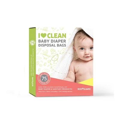 BodyGuard - Baby Diapers and Sanitary Disposal Bag - 75 Bags - Diapers & Wipes