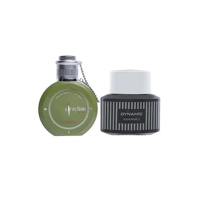 Maryaj Direction West EDP Green Spicy Perfume And Maryaj Dynamic EDP Spicy Woody Perfume 200 ml - Men Perfumes (Edt/Edp)