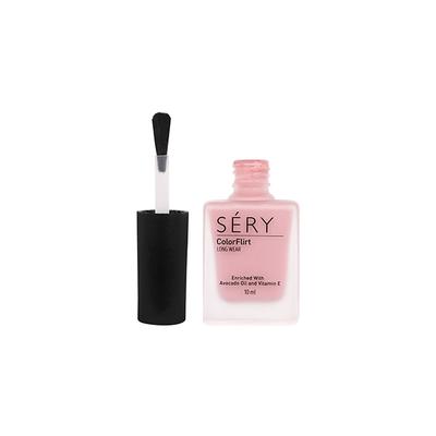 Sery Color Flirt Nail Paint Matte, Rose Pink 10 ml - Nail Polish