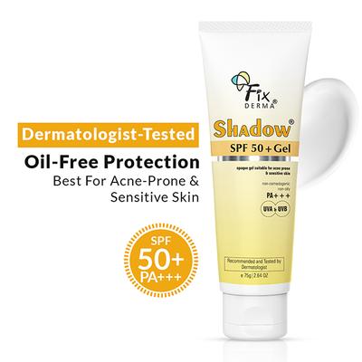 Fixderma Shadow 50+ Gel 75 gm - Body Sunscreen